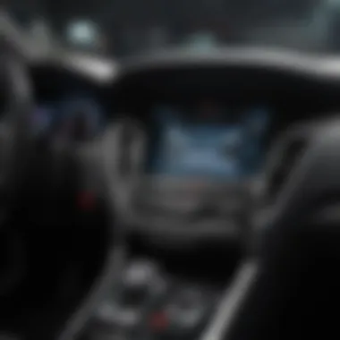 Advanced Technology Features in Acura TLX SH AWD Interior cockpit of the Acura TLX SH AWD highlighting technology features