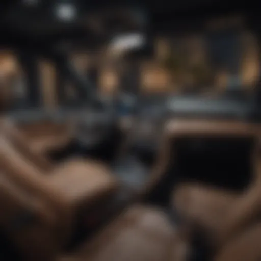 Sophisticated interior design of a luxury SUV