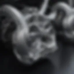 Close-up view of high-performance car headers showcasing craftsmanship