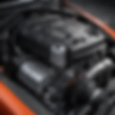 Dodge Charger SXT Engine Specifications Close-up of the Dodge Charger SXT engine highlighting its specifications