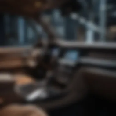 Sophisticated Interior Features of Luxury SUVs Interior of a luxury SUV highlighting comfort and technology