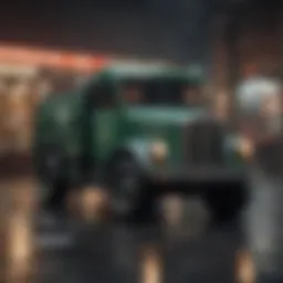Vintage Hess truck showcasing classic design and craftsmanship