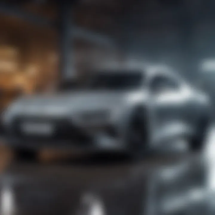 A sleek AWD vehicle showcasing its advanced technology dashboard.