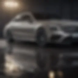 Sleek design of a Mercedes-Benz sedan showcasing luxury and elegance