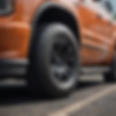 Tread design showcasing durability and traction for towing