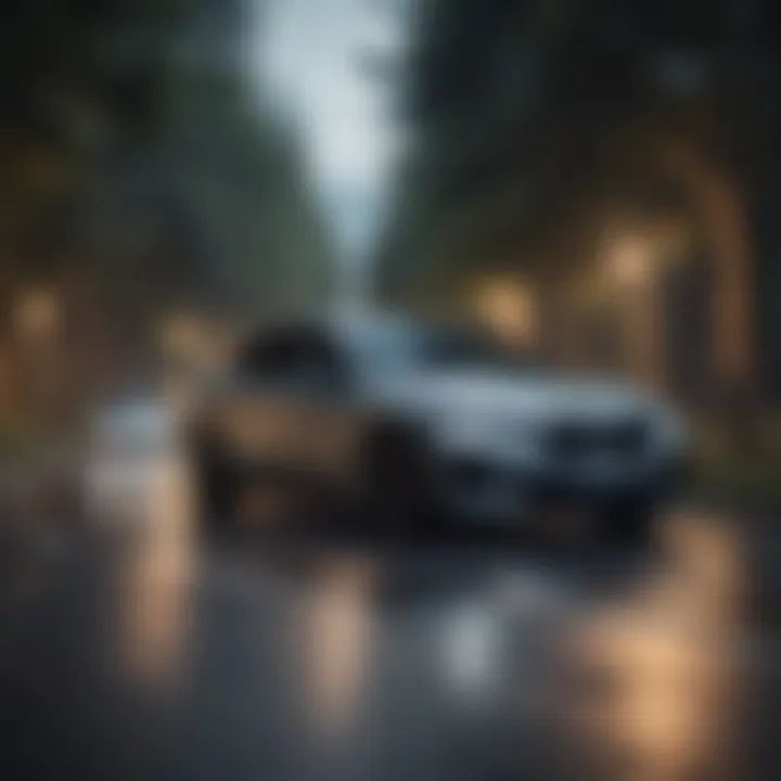 BMW ix driving on a scenic road demonstrating performance capabilities
