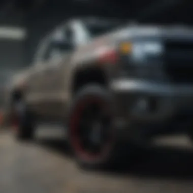 Unique Custom Body Modifications for Silverado 1500 Customized Chevrolet Silverado 1500 showcasing unique body modifications and paint