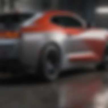 Comparison of factory and aftermarket stripes on Camaro SS models.