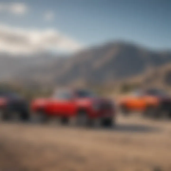 Comparison chart of Chevrolet E-Truck with competitors in the electric truck market