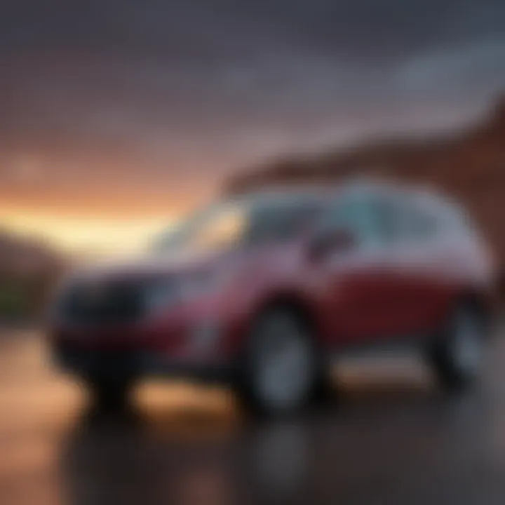 Comparison chart of different Chevrolet Equinox models over the years