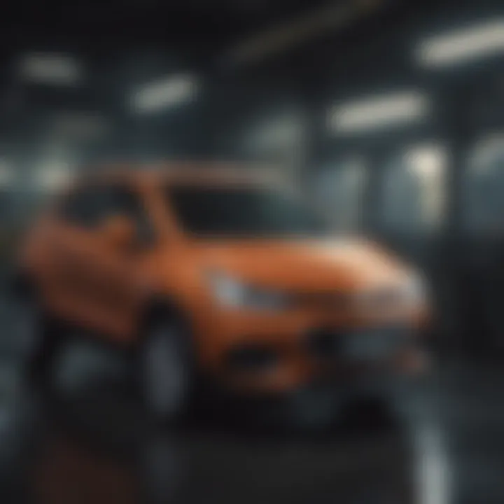 Interior shot of Chevrolet Trax displaying advanced technology features