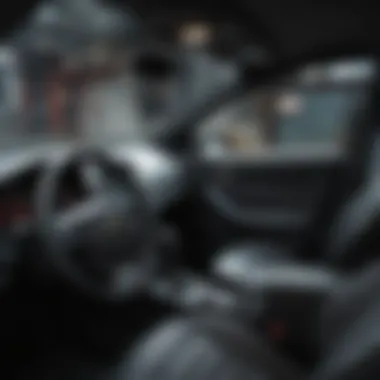 Interior view of the Chevy Cobalt highlighting its features