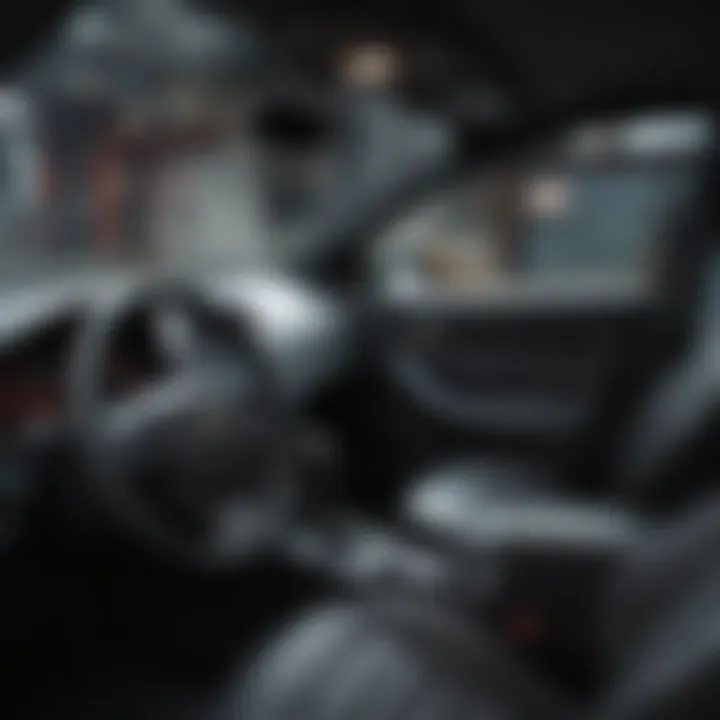 Interior view of the Chevy Cobalt highlighting its features