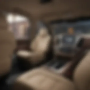 Interior layout of the Chevy Yukon XL highlighting spaciousness and luxury features