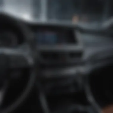 Interior of Hyundai Santa Fe highlighting advanced technology features
