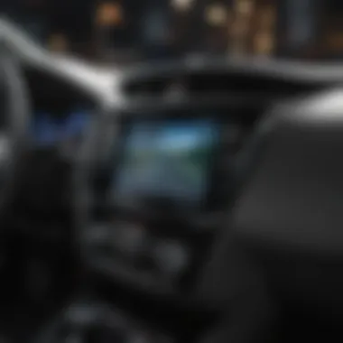 Technology Integration in the Nissan Rogue Dashboard of Nissan Rogue displaying advanced technology features