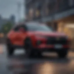 Chevy Blazer exterior showcasing its sleek lines