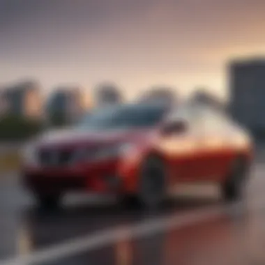 Dynamic Performance of the Nissan Sentra SRE Dynamic performance image capturing the Nissan Sentra SRE in action