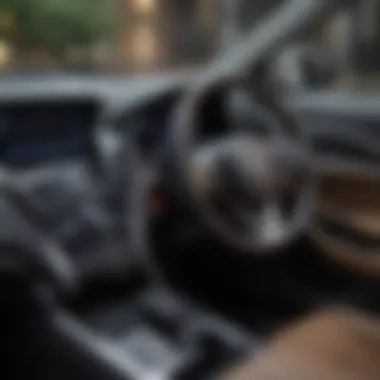 Interior dashboard of the Acura RDX with modern technology features