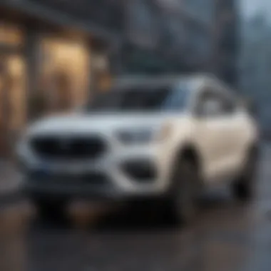Highlighted Safety Features in Small SUV Safety features highlighted in a small SUV