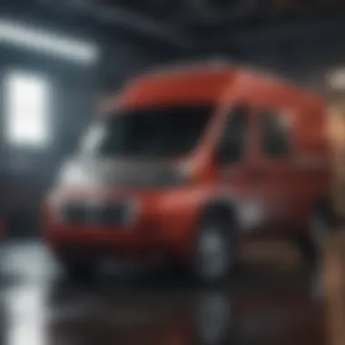 Custom Features for Trades in Ram Promaster Ram Promaster with custom features for specific trades