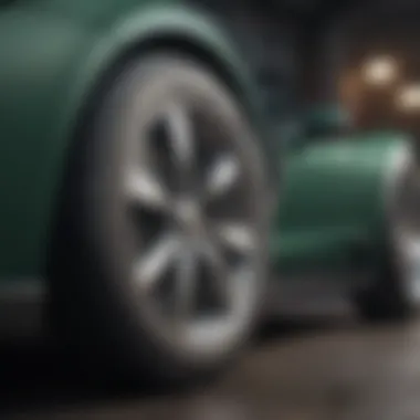 Illustration showing the relationship between tire size and vehicle performance