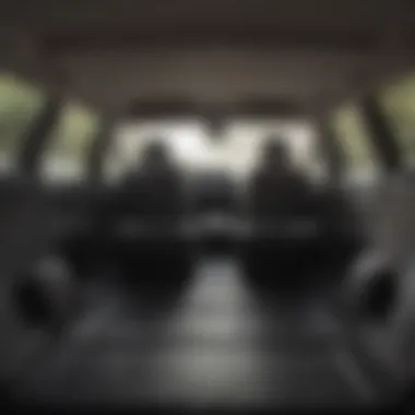 Interior view showcasing the spacious cargo area of a Toyota Prius