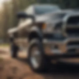 A classic Dodge Ram truck showcasing its rugged design