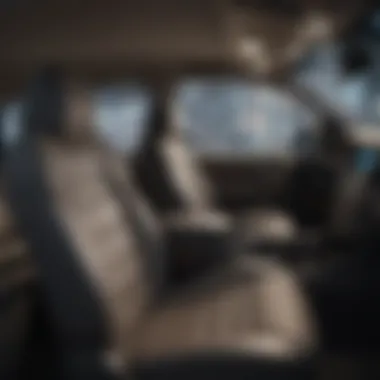 Interior layout of the GM Traverse highlighting spacious seating and modern dashboard.