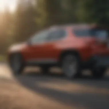 Illustration of the advanced safety features integrated within the GM Traverse.