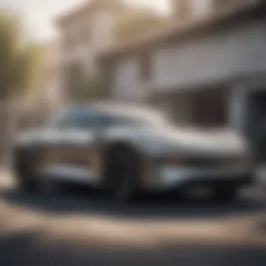 Sleek Aerodynamics of Lucid Air Lucid Air showcasing sleek aerodynamic design