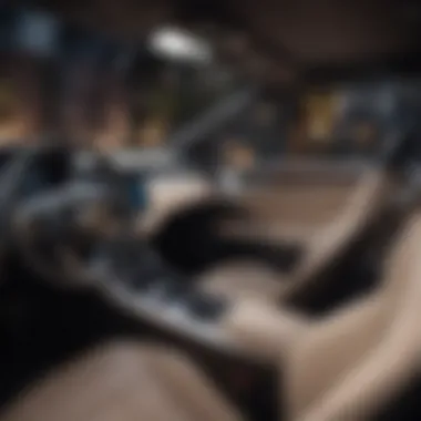Innovative Interior Technology of Lucid Cars Interior view of a Lucid Motors car featuring advanced technology