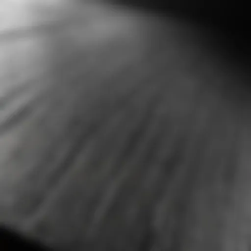 A close-up of a textured spray-on bed liner surface showcasing its durability
