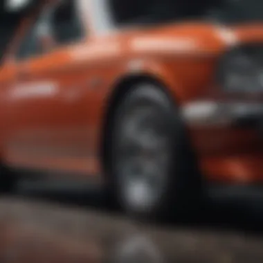 Evaluating Quality in Repainted Vehicles Comparison of finished car paint jobs showcasing different quality levels