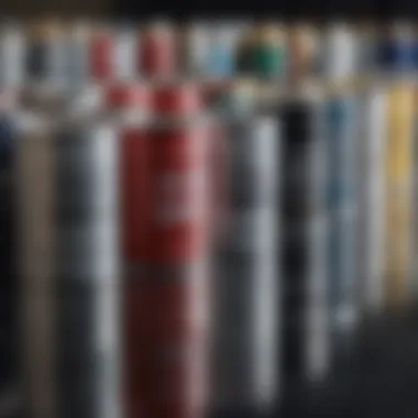 Choosing the Right Paint for Your Car Selection of high-quality paint cans for automotive use