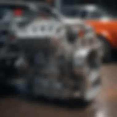 A beautifully modified vehicle demonstrating advanced performance upgrades.