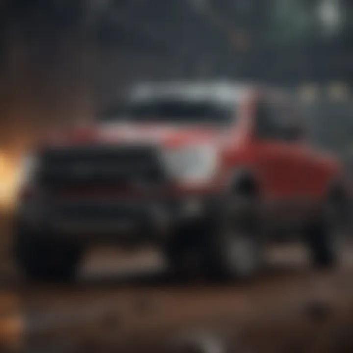 An infographic illustrating technological advancements in RAM trucks