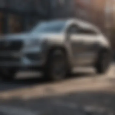 A visual representation of technological advancements in modern SUVs.