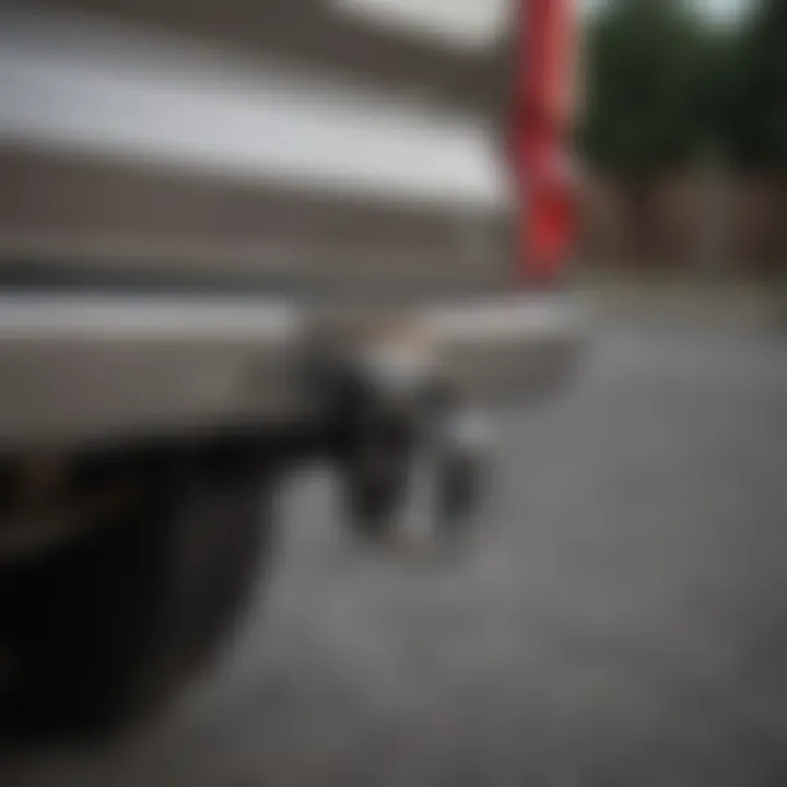 Installation of a Duramax hitch on a vehicle