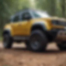 Electric 4WD vehicle showcasing advanced technology