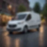 Modern electric passenger van showcasing sleek design and eco-friendly features