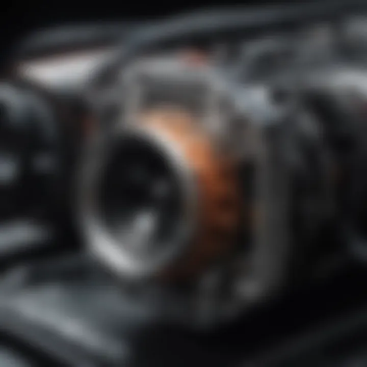 Tuning device connected to a 5.7 Hemi engine for performance optimization