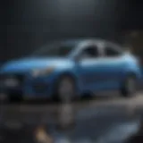 Sleek exterior design of the Hyundai Accent showcasing modern aesthetics
