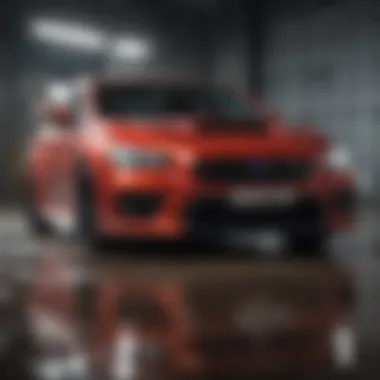 Insurance Costs for Subaru WRX STI Infographic illustrating insurance costs related to Subaru WRX STI