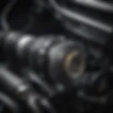Close-up view of the Honda Civic Sport's automatic transmission system showcasing advanced engineering.