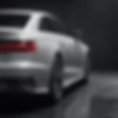 Aerodynamic Excellence in Audi Saloon Models Sleek exterior of Audi saloon model showcasing its aerodynamic design
