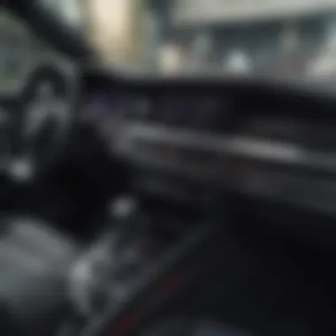 Luxury Meets Innovation in Audi Saloon Interiors Luxurious interior of an Audi saloon featuring advanced technology