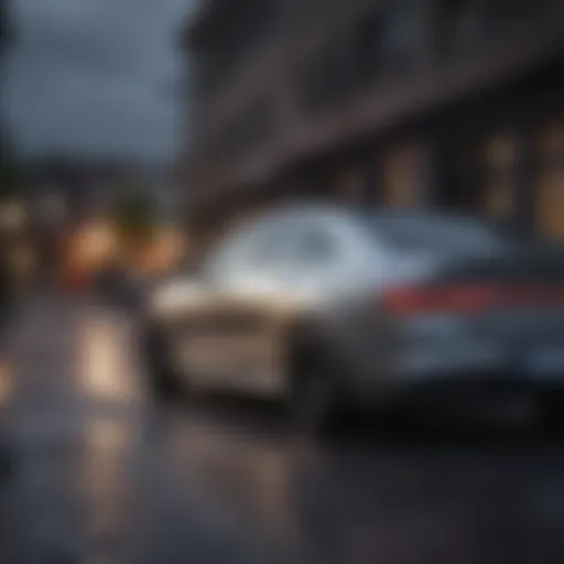 A sleek, modern sedan showcasing aerodynamic design.