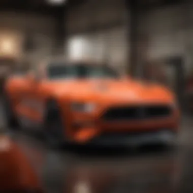 Luxury Interior Features of the California Edition Mustang Interior details of the California Edition Mustang highlighting luxury features