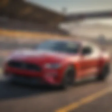 Performance Metrics of the California Edition Mustang Performance metrics of the California Edition Mustang on a racetrack